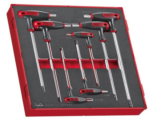 Teng TEDHEX7 - T-handle Set 7 Piece Metric